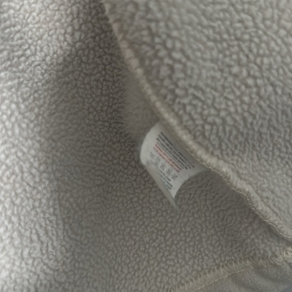 Patagonia Women’s Cream Windzone Synchchilla Fleece Zip Up Jacket Sz M - Picture 6 of 7